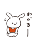 とても使いやすいうさぎの日常会話（個別スタンプ：35）