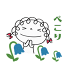 ありがとう言葉（花多め）♡くるリボン（個別スタンプ：10）