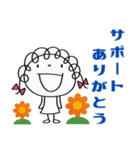 ありがとう言葉（花多め）♡くるリボン（個別スタンプ：22）