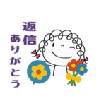 ありがとう言葉（花多め）♡くるリボン（個別スタンプ：38）