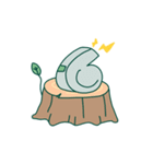 ヤギディのヤギたちはどう草を食べる！？（個別スタンプ：18）