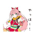 目立ちたがり忍者ガール（個別スタンプ：2）