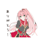 目立ちたがり忍者ガール（個別スタンプ：7）