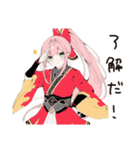 目立ちたがり忍者ガール（個別スタンプ：10）