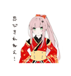 目立ちたがり忍者ガール（個別スタンプ：18）
