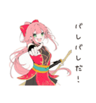 目立ちたがり忍者ガール（個別スタンプ：21）