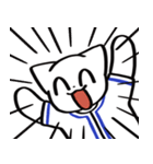 野球ねこ応援団・青チームVer. その2（個別スタンプ：37）