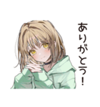 励ますゆるパーカーちゃん（個別スタンプ：7）