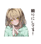励ますゆるパーカーちゃん（個別スタンプ：27）