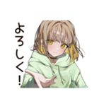 励ますゆるパーカーちゃん（個別スタンプ：37）
