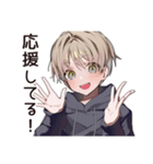 ゆるパーカーくんの応援（個別スタンプ：13）