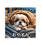 主婦・主夫用の犬スタンプ（個別スタンプ：6）