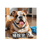 主婦・主夫用の犬スタンプ（個別スタンプ：16）