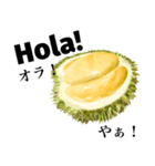 熟した ドリアン 【スペイン語】（個別スタンプ：1）