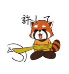 レッサーパンダと遊ぼう（個別スタンプ：9）