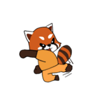 レッサーパンダと遊ぼう（個別スタンプ：24）