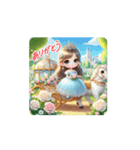 #white rose *move（個別スタンプ：8）