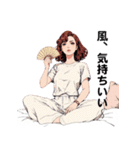 意識高めなお姉さん。夏わたしらしく（個別スタンプ：7）