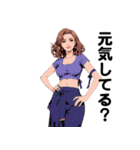意識高めなお姉さん。夏わたしらしく（個別スタンプ：10）