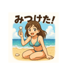 水着美女スタンプ・夏サイコー！（個別スタンプ：6）