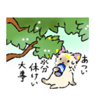 夏スタンプ ヨーキー犬（個別スタンプ：6）