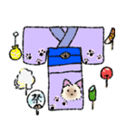 夏スタンプ ヨーキー犬（個別スタンプ：10）