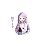 夢見る着物ガール（個別スタンプ：5）