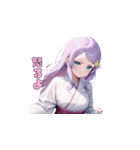 夢見る着物ガール（個別スタンプ：37）