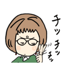 ちょっと感情を爆発させる可愛いばあば（個別スタンプ：4）