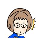 ちょっと感情を爆発させる可愛いばあば（個別スタンプ：6）