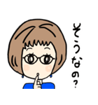 ちょっと感情を爆発させる可愛いばあば（個別スタンプ：9）