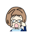 ちょっと感情を爆発させる可愛いばあば（個別スタンプ：11）