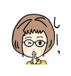 ちょっと感情を爆発させる可愛いばあば（個別スタンプ：16）