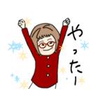 ちょっと感情を爆発させる可愛いばあば（個別スタンプ：23）