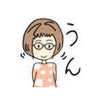 ちょっと感情を爆発させる可愛いばあば（個別スタンプ：35）