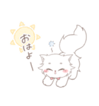 白猫キャロル（個別スタンプ：2）