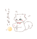 白猫キャロル（個別スタンプ：7）