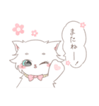 白猫キャロル（個別スタンプ：16）