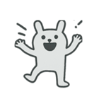 グレーなうさぎ 気持ちスタンプ（個別スタンプ：13）