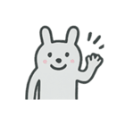 グレーなうさぎ 気持ちスタンプ（個別スタンプ：15）