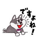はたらく黒柴犬の日常【敬語】（個別スタンプ：15）