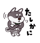 はたらく黒柴犬の日常【敬語】（個別スタンプ：36）