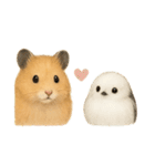 仲良し❤キンクマハムスター＆シマエナガ（個別スタンプ：39）
