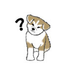 もちもちの秋田犬（個別スタンプ：23）