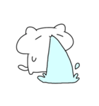 動く！なんだかゆるいシロネコ（個別スタンプ：12）