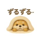 羊毛フェルト♡柴犬♡日常スタンプ（個別スタンプ：16）