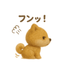 羊毛フェルト♡柴犬♡日常スタンプ（個別スタンプ：28）