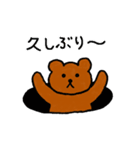 動くちゃんくまスタンプ2（個別スタンプ：1）