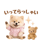 大人可愛い癒しポメラニアンの梅雨スタンプ（個別スタンプ：38）