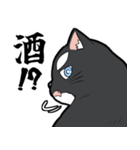 シャチ柄ネコのサカマタさん（個別スタンプ：34）